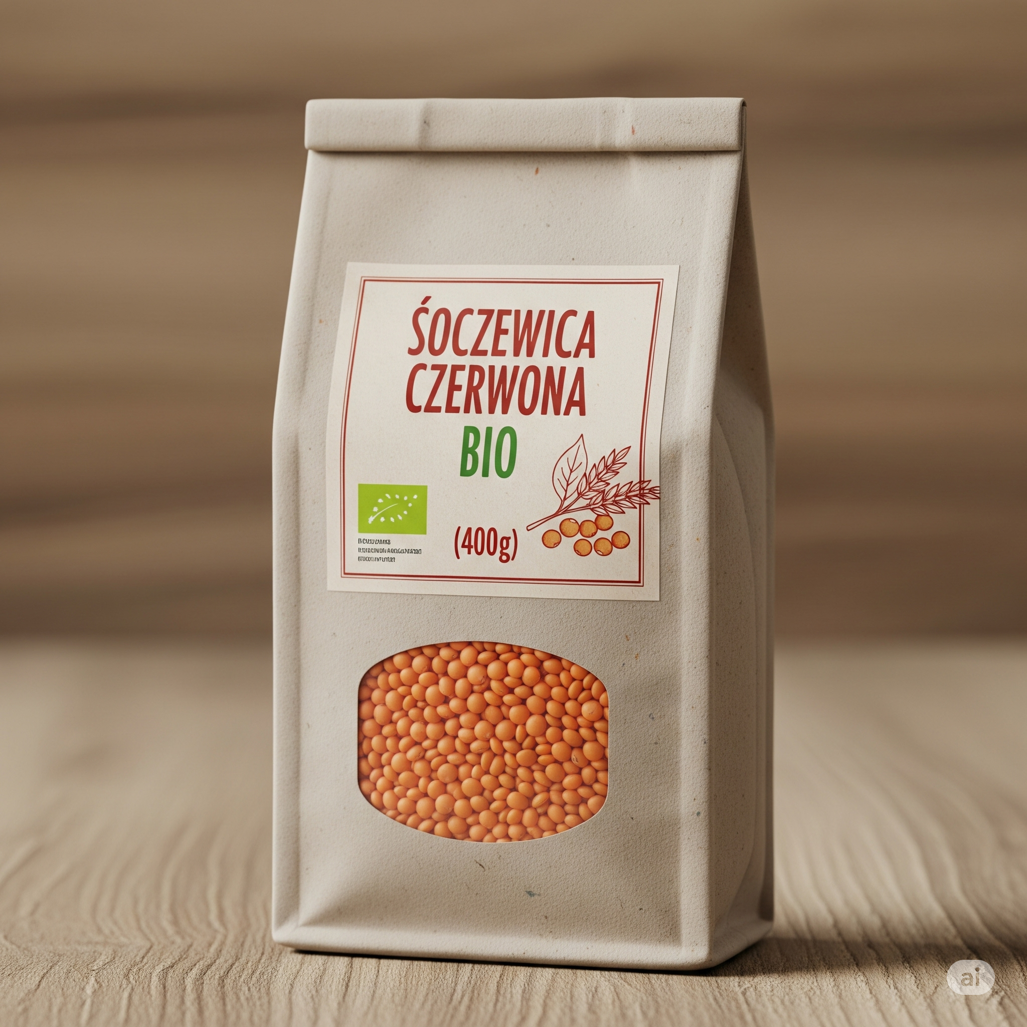 Soczewica Czerwona Bio (400g)